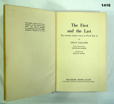 Book about the German Fighter force in WW2