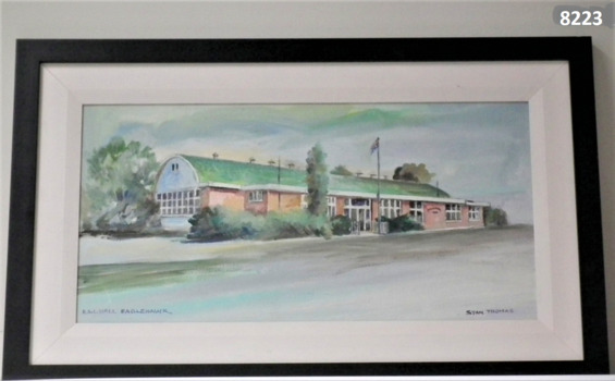 Water colour painting of Eaglehawk RSL.