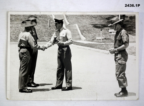 Peter Dodd receiving an award