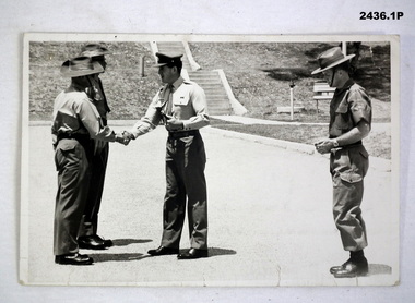 Peter Dodd receiving an award