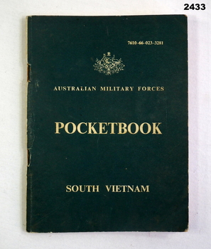 Pocket Book issued for South Vietnam