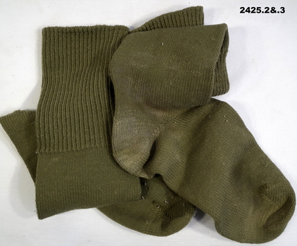 Pair of khaki Army issue socks