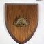 Rising Sun Badge on board plaque