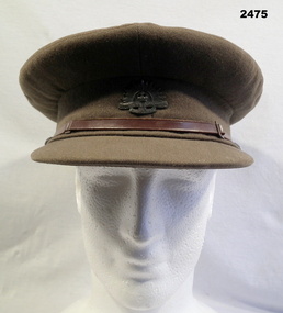 Officers peaked cap with Rising Sun badge