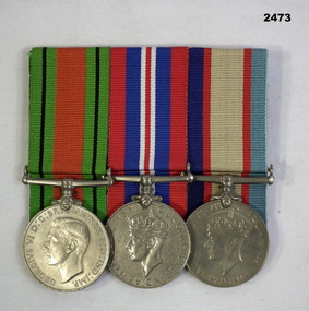 Court mounted medal set AIF WW2