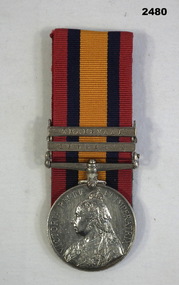 Court mounted medal Australian Boer War