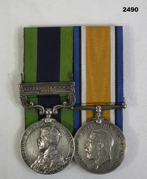 Court mounted medal set British WW1