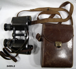 Pair of German made binoculars & case.