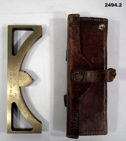 Mortar Clinometer with case 1944.