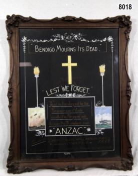 Framed, Bendigo Honors it's Dead.