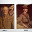 Painting prints of Officers and soldiers WW1