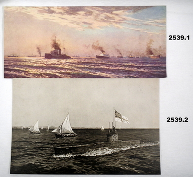Painting prints of war scenes WW1