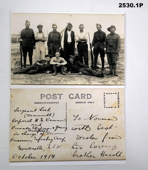 three photo postcards from WW1