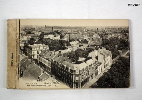 Book of postcards re France WW1