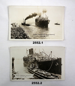 Three postcard photos from WW1