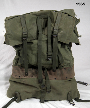 Standard green issue Army Backpack.