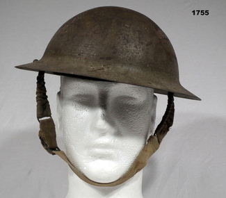 Steel British pattern tin helmet
