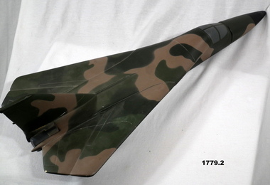 Model port  aeroplane camouflage modern era jet
