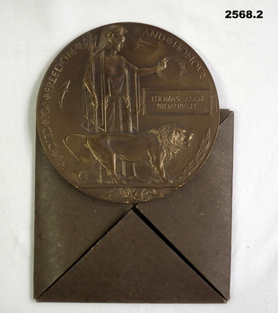 Remembrance memorial Plaque AIF WW1