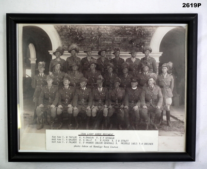 Photograph of Light Horse Officers.