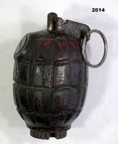 Metal M 36 hand grenade WW2.