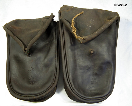 Two leather pouches Australian Light Horse.