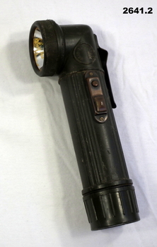 Green plastic right angle torch