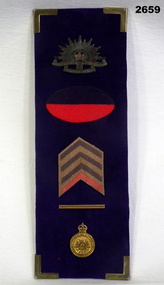 Badges relating to the 38th Bn