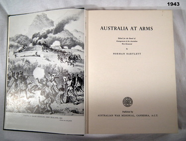 Book "Australia at Arms" published  by Australian War Memorial 