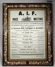 Poster for a 2nd AIF race meeting 1940