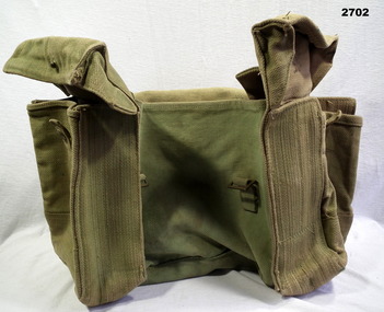 Webbing haversack and basic pouches combined.