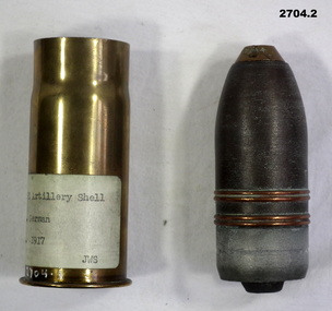 Pair of Ww One French Trench Artillery Brass Shell Casings With