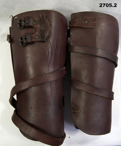 Pair of brown leather leggings WW2