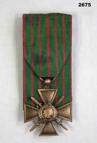 French Medal Croix De Guerre