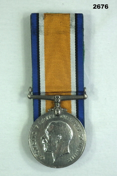 British War Medal court mounted.