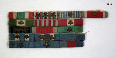 Set of service ribbons Italian.