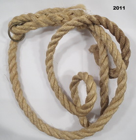 Lead rope for a horse as used by Lighthorsemen.