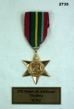 Medal and ribbon AIF WW2