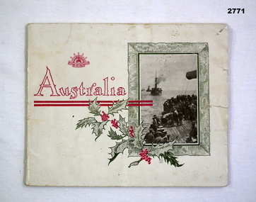 Small booklet with photos of Australians WW1.
