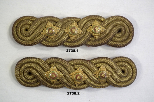 Four Shoulder rank epaulettes captain.