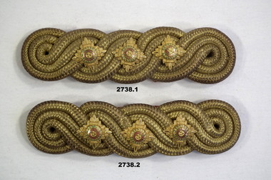 Four Shoulder rank epaulettes captain.