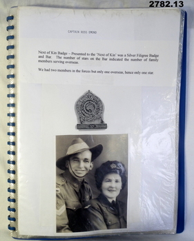 Folder with documents re Capt R Emond.