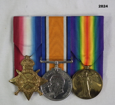 Court mounted medal set AIF WW1