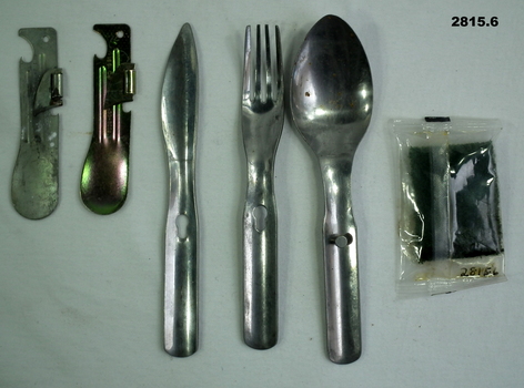 KFS set with ration pack can openers.