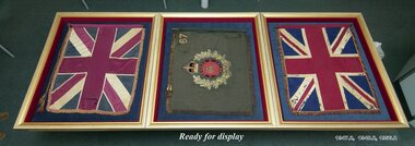 Regimental colours of the 67th Infantry Battalion.