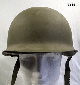 Steel Helmet with chinstrap U.S pattern.