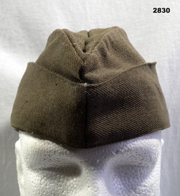 Khaki coloured Army Forage cap.
