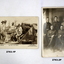 series of nine post card photos in a collection WW1.