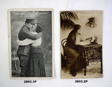 Four picture postcards from WW1.