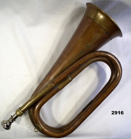 Instrument, brass Bugle unknown date.